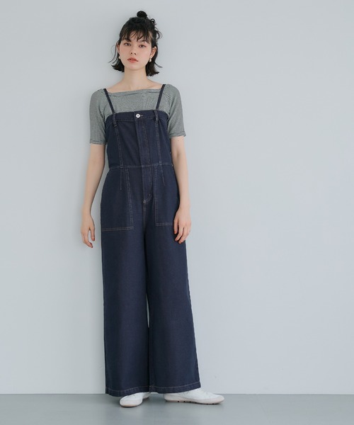 セール】サマーデニムベアサロペット（サロペット