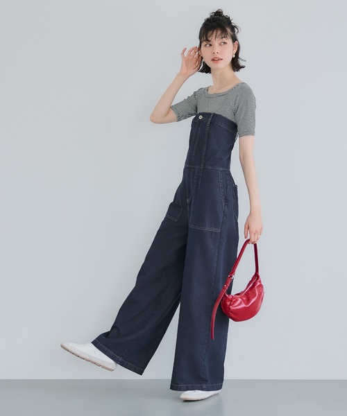 セール】サマーデニムベアサロペット（サロペット