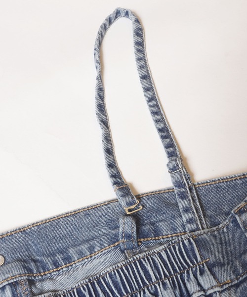 coca（coca）（コカ）の「ベアデニムサロペット（サロペット/オーバーオール・レディース・インディゴブルー/ブルー・S/L/M）」の19枚目の写真