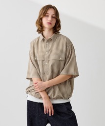 WETTEMPT(EBevg)GINGHAM CHECK PULLOVER SHIRT / MK`FbNvI[o[Vc(Vc/uEX)