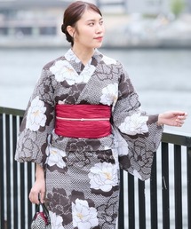 slattgir | 高身長　花柄浴衣セット（ゆかた＋へこ帯）（トールサイズ）Essenave≪動画あり≫(浴衣)