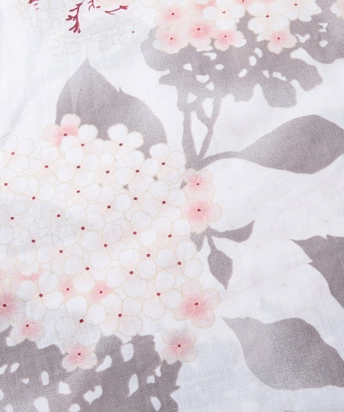 slattgir（スラットジール）の「高身長　花柄浴衣セット（ゆかた＋へこ帯）（トールサイズ）Essenave≪動画あり≫（浴衣・レディース・ブラウン系/ホワイト系・M～Ｌ）」の19枚目の写真