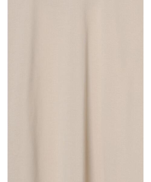 Te chichi TERRASSE（テチチテラス）の「【接触冷感】Vネックフレンチスリーブトップス（Tシャツ/カットソー・レディース・ブラック/ベージュ/オフホワイト・F）」の4枚目の写真