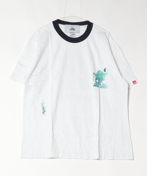 tシャツ JUNGLES/ジャングルス CASSETTE REAPER プリントTシャツ リンガー バックプリント レディース JUNGLES/ジャングルス CASSETTE REAPER プリントTシャツ