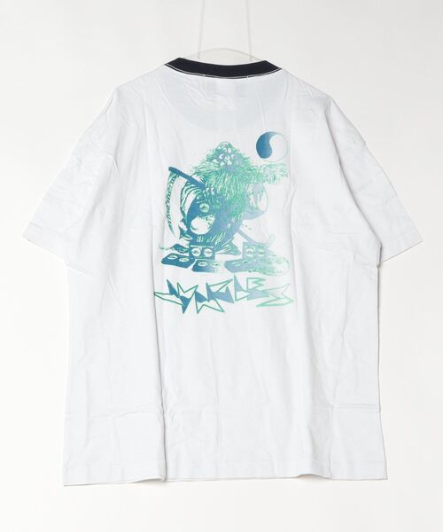 tシャツ JUNGLES/ジャングルス CASSETTE REAPER プリントTシャツ リンガー バックプリント レディース JUNGLES/ジャングルス CASSETTE REAPER プリントTシャツ