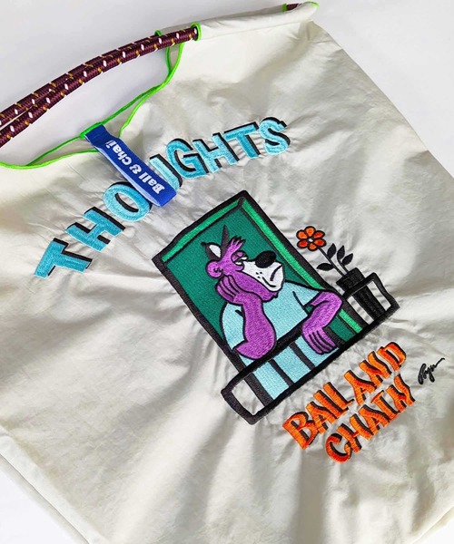 Ball&Chain]shopping bag-Ryu Ambe THOUGHTS(M)（エコバッグ/サブ