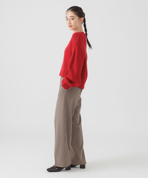 B:MING by BEAMS（ビーミングバイビームス）の「エドワード ショート プルオーバー（ニット/セーター・レディース・ネイビー/ライトグレー/レッド/ブラウン系その他・ONE SIZE）」の22枚目の写真