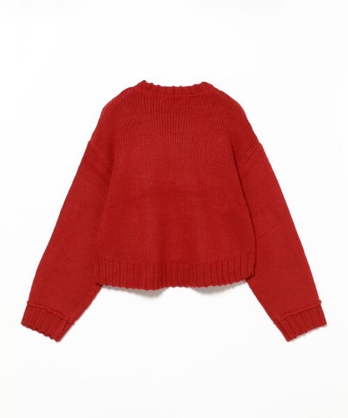 B:MING by BEAMS（ビーミングバイビームス）の「エドワード ショート プルオーバー（ニット/セーター・レディース・ネイビー/ライトグレー/レッド/ブラウン系その他・ONE SIZE）」の18枚目の写真