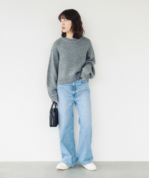 B:MING by BEAMS（ビーミングバイビームス）の「エドワード ショート プルオーバー（ニット/セーター・レディース・ネイビー/ライトグレー/レッド/ブラウン系その他・ONE SIZE）」の11枚目の写真