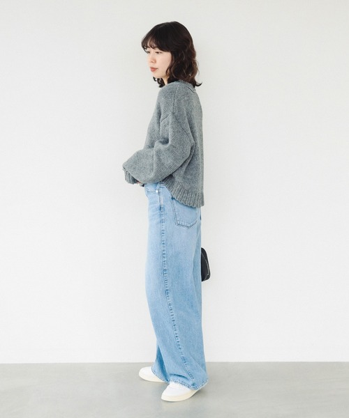 B:MING by BEAMS（ビーミングバイビームス）の「エドワード ショート プルオーバー（ニット/セーター・レディース・ネイビー/ライトグレー/レッド/ブラウン系その他・ONE SIZE）」の16枚目の写真