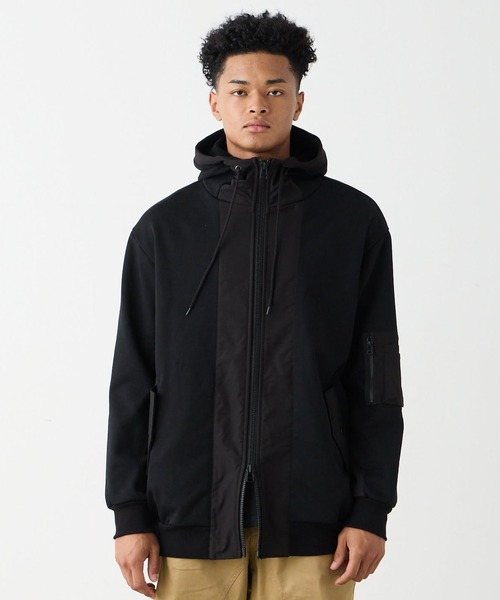VIRGOwearworks(ヴァルゴウェアワークス)の「URBAN SHADOW ZIP HOODIE(パーカー・メンズ・グレー/ブラック・2/3/4)」の7枚目の写真
