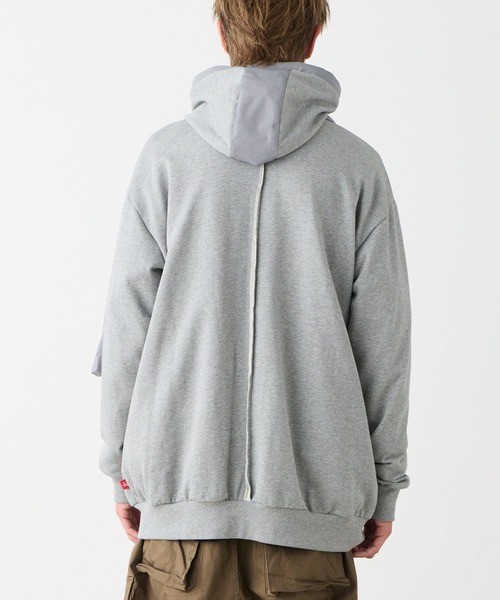 VIRGOwearworks(ヴァルゴウェアワークス)の「URBAN SHADOW ZIP HOODIE(パーカー・メンズ・グレー/ブラック・2/3/4)」の10枚目の写真