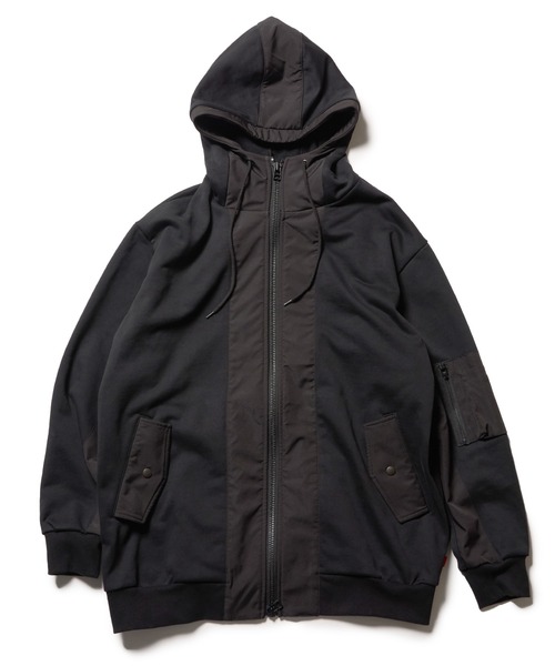 VIRGOwearworks(ヴァルゴウェアワークス)の「URBAN SHADOW ZIP HOODIE(パーカー・メンズ・グレー/ブラック・2/3/4)」の4枚目の写真