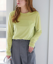 JOURNAL STANDARD relume | シアーベロアクルーネックロングTEE(Tシャツ/カットソー)