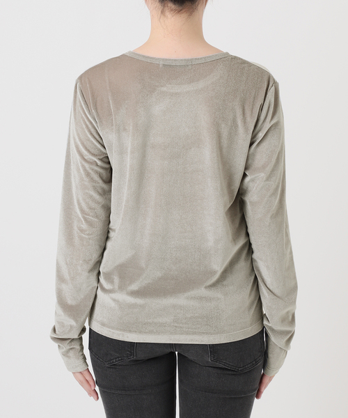 シアーベロアクルーネックロングTEE（Tシャツ/カットソー）｜JOURNAL