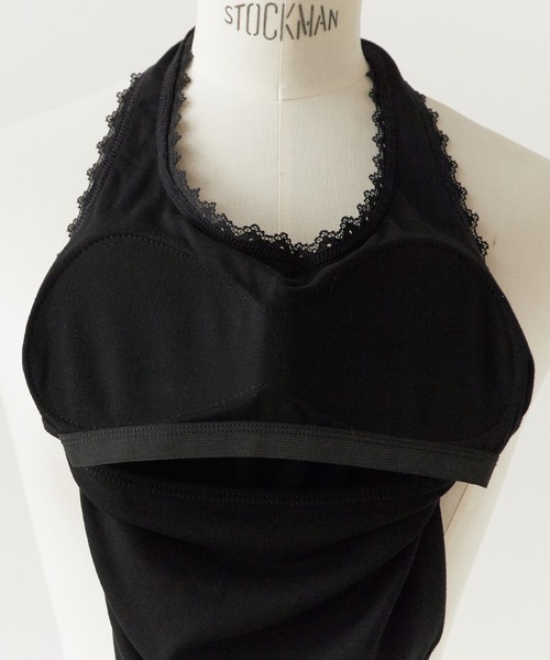 ROOPTOKYO(ループトウキョウ)の「Lace Design Halter Neck Cami / レースデザイン ホルターネックキャミ(キャミソール・レディース・ホワイト/ブラック/グレー・FREE)」の18枚目の写真