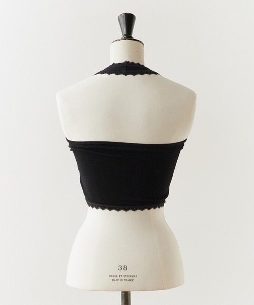 セール】Lace Design Halter Neck Cami / レースデザイン