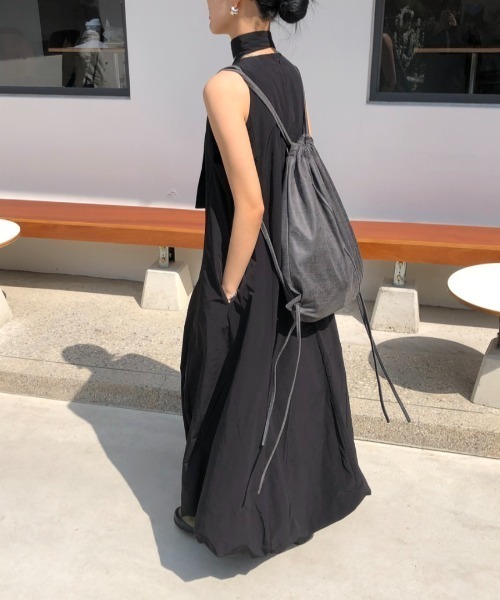 Aelina（エリナ）の「ノースリーブワンピース（ワンピース・レディース・ホワイト/ブラック・F）」の3枚目の写真