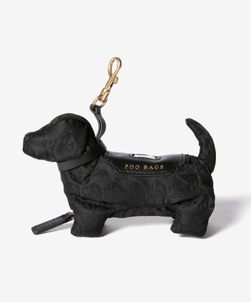 セール】ANYA HINDMARCH Charm Dog Poo Bag in AH Logo Nylon with