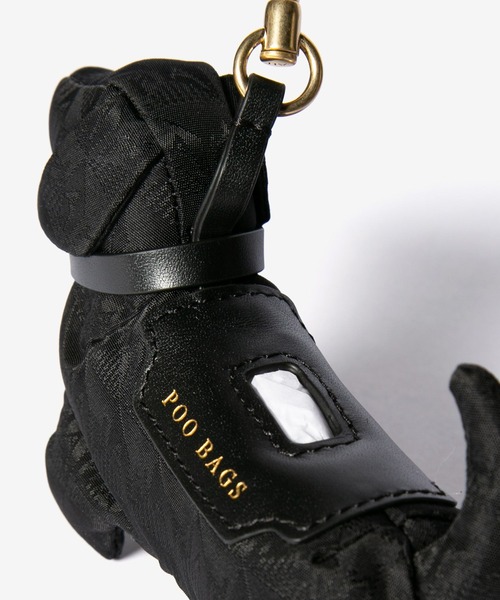 セール】ANYA HINDMARCH Charm Dog Poo Bag in AH Logo Nylon