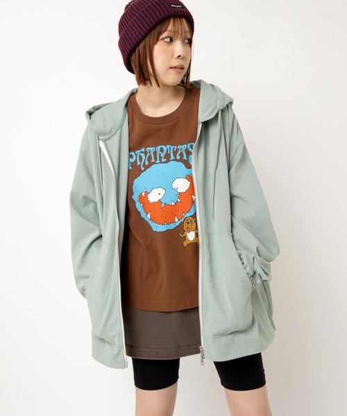 セール】M2513 ヘビー天竺BIG ZIP UPパーカー（パーカー）｜RNA