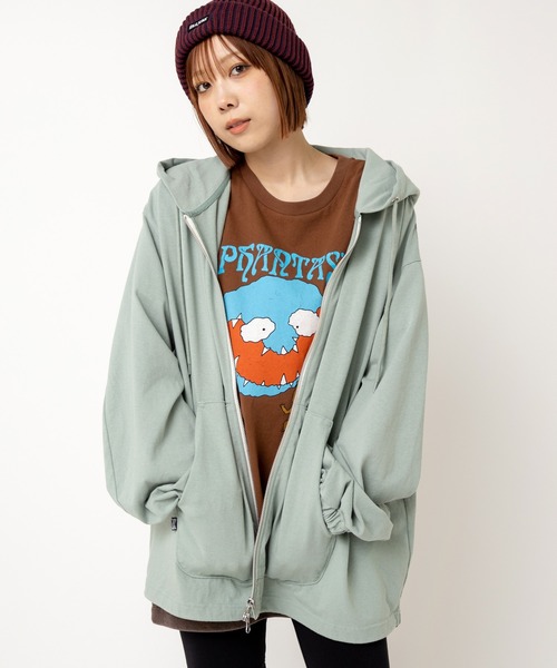 RNA（アールエヌエー）の「M2513 ヘビー天竺BIG ZIP UPパーカー