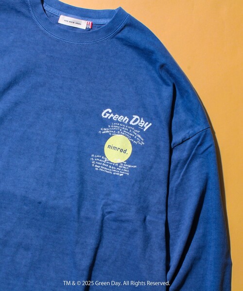 GOOD ROCK SPEED(グッドロックスピード)の「【GOOD ROCK SPEED】GRENN DAY/グリーンデイ ピグメントロンT(Tシャツ/カットソー・メンズ・ネイビー・FREE)」の6枚目の写真