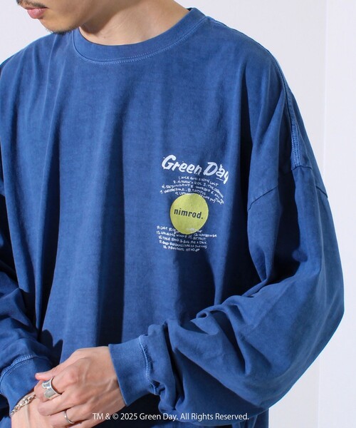 GOOD ROCK SPEED(グッドロックスピード)の「【GOOD ROCK SPEED】GRENN DAY/グリーンデイ ピグメントロンT(Tシャツ/カットソー・メンズ・ネイビー・FREE)」の14枚目の写真