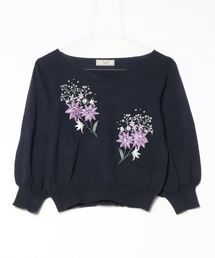 Noble - NOBLEニット NOBLE×L'AUBE BLANC】フロントボタンニットベスト（ニット