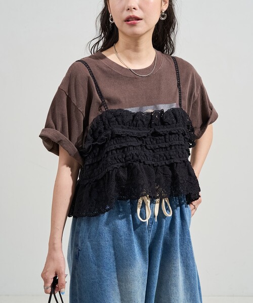 古着屋　森　レースビスチェ 古着屋 森 レースビスチェ 古着屋 森 レースビスチェ
