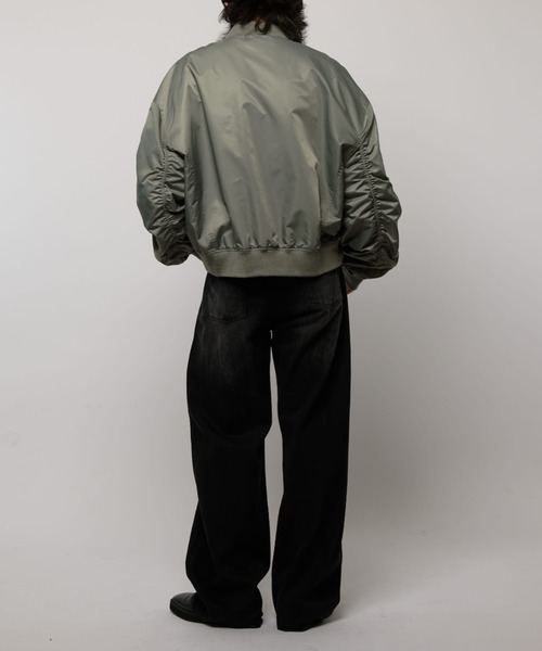 Neucon/ニューコン】シャーリングアームボリュームナイロンMA-1