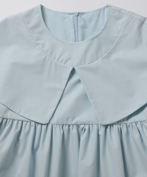 Fit more（フィットモア）の「ケープカラーワンピース（ワンピース・レディース・ブラック・LONG/SHORT）」の17枚目の写真