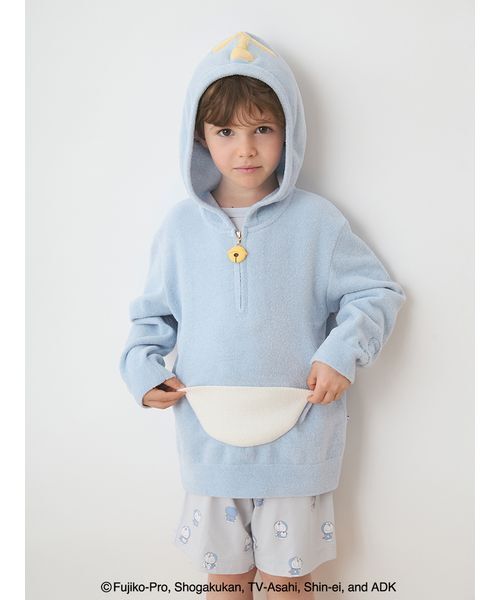 GELATO PIQUE ドラえもん ルームウェア パーカー ジェラートピケ ドラえもん】【キッズ】パーカ（ルームウェア/パジャマ