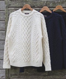 BEAMS PLUS | 5G アラン クルーネック ニット(ニット/セーター)