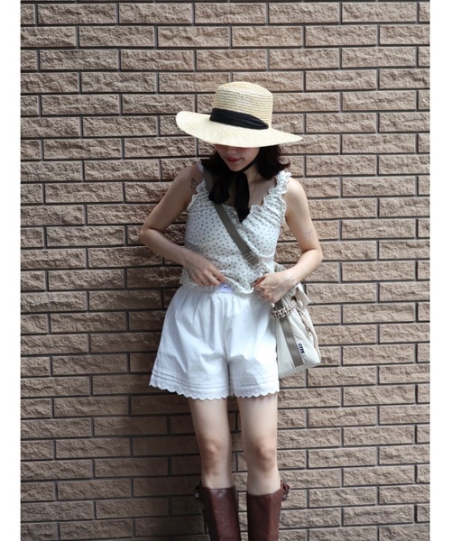 jumelle（ジュメロ）の「小花柄タンクトップ（タンクトップ・レディース・ベージュ・FREE）」の12枚目の写真