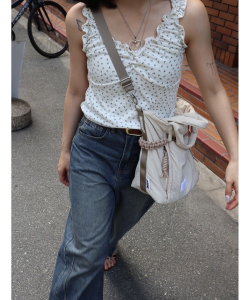 jumelle（ジュメロ）の「小花柄タンクトップ（タンクトップ・レディース・ベージュ・FREE）」の14枚目の写真