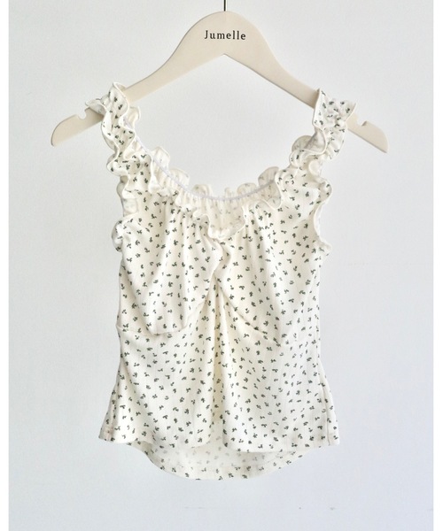 jumelle（ジュメロ）の「小花柄タンクトップ（タンクトップ・レディース・ベージュ・FREE）」の22枚目の写真