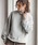 CAMBIO�i�J���r�I�j�́umlt5337-Loose Neck Pullover �v���I�[�o�[(A55325cmb)�iT�V���c/�J�b�g�\�[�j�v�b�~�b�N�X�O���[