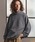 CAMBIO�i�J���r�I�j�́umlt5337-Loose Neck Pullover �v���I�[�o�[(A55325cmb)�iT�V���c/�J�b�g�\�[�j�v�b�`���R�[���O���[