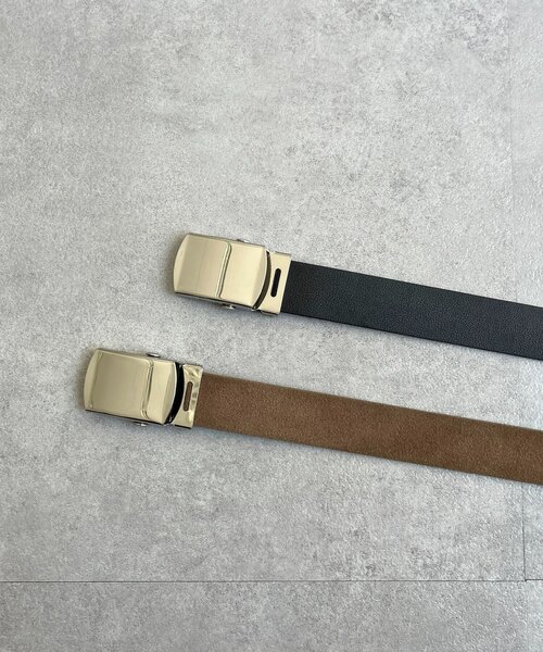 CPCM（シーピーシーエム）の「レザーガチャベルト（ベルト・レディース・ブラック/キャメル・FREE）」の8枚目の写真