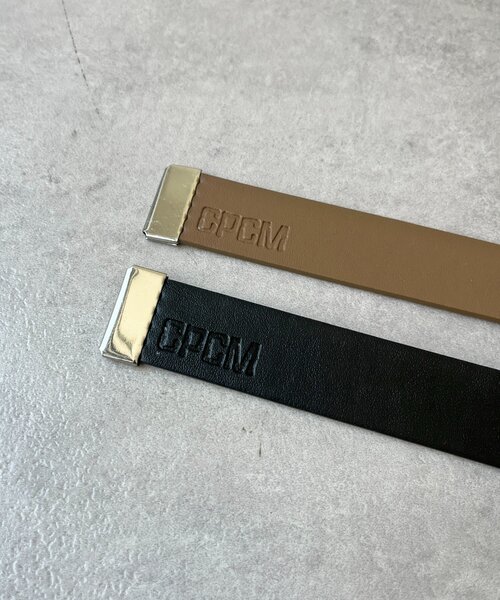 CPCM（シーピーシーエム）の「レザーガチャベルト（ベルト・レディース・ブラック/キャメル・FREE）」の9枚目の写真