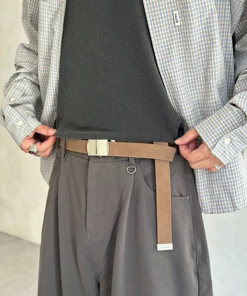 CPCM（シーピーシーエム）の「レザーガチャベルト（ベルト・レディース・ブラック/キャメル・FREE）」の10枚目の写真