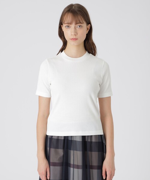 新品未使用タグ付き　ブルーレーベルクレストブリッジチェックハートカットソー38 BLUE LABEL CRESTBRIDGE（ブルーレーベルクレストブリッジ）の