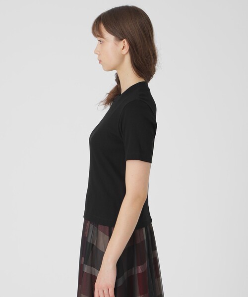 BLUE LABEL CRESTBRIDGE(ブルーレーベルクレストブリッジ)の「テレコカットソー(Tシャツ/カットソー・レディース・ブラック/ホワイト・38)」の6枚目の写真