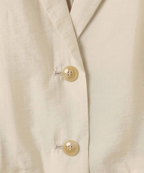 JEANASIS（ジーナシス）の「バックギャザーテーラードジャケット/580959（テーラードジャケット・レディース・アイボリー/ブラック/ブラウン・FREE）」の22枚目の写真