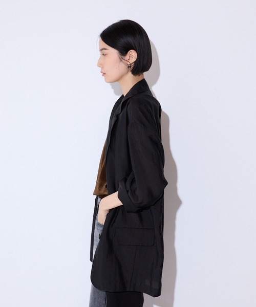 JEANASIS（ジーナシス）の「バックギャザーテーラードジャケット/580959（テーラードジャケット・レディース・アイボリー/ブラック/ブラウン・FREE）」の7枚目の写真