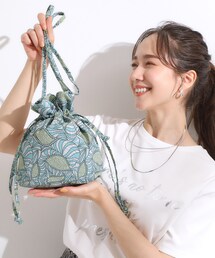 SHOO・LA・RUE（シューラルー）の「ラタプリント巾着ショルダーバッグ（ショルダーバッグ）」