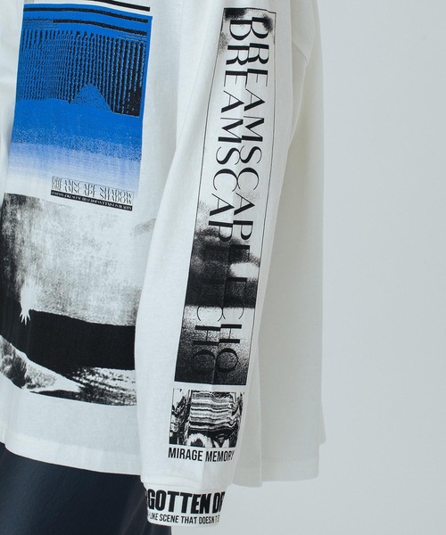 OKIRAKU（オキラク）の「(OKIRAKU×ROSEBUD) GRAPHIC LONG SLEEVE TEE（Tシャツ/カットソー・レディース・ホワイト/ブラック・ONE SIZE）」の9枚目の写真