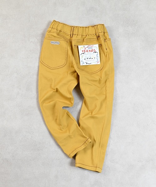 Life Support Products（ライフサポートプロダクツ）の「ツイルFRIENDSパンツ（チノパンツ・キッズ・マスタード/モスグリーン/チャコール/ラベンダー/オフホワイト・140/130/95/90/80/150/120/110/100）」の5枚目の写真