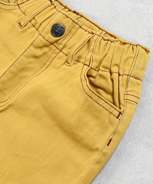 Life Support Products（ライフサポートプロダクツ）の「ツイルFRIENDSパンツ（チノパンツ・キッズ・マスタード/モスグリーン/チャコール/ラベンダー/オフホワイト・140/130/95/90/80/150/120/110/100）」の7枚目の写真